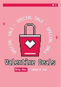 Pixel Shop Valentine Flyer