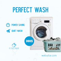 Washing Machine Features Instagram Post