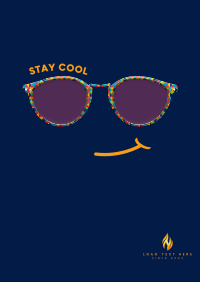 Stay Cool Glasses Poster