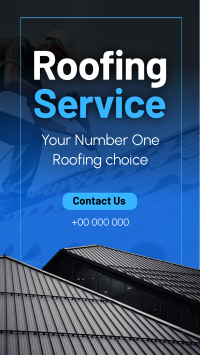 Roofing Service Instagram Story