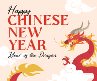 Dragon Chinese New Year Facebook Post