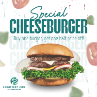 Special Cheeseburger Deal Instagram Post