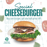 Special Cheeseburger Deal Instagram Post