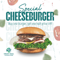 Special Cheeseburger Deal Instagram Post Image Preview