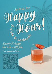 Classy Happy Hour Flyer