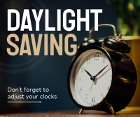 Daylight Saving Reminder Facebook Post