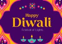 Festival Of Lights Postcard