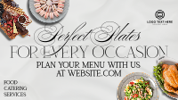 Rustic Food Catering Service Facebook Event Cover