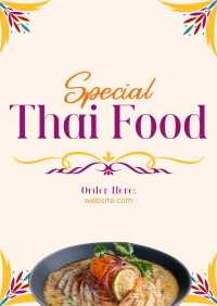 Special Thai Food Poster