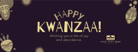 Kwanzaa Mask Facebook Cover