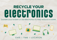 Recycle your Electronics Postcard