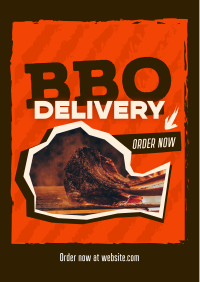 Grilled Barbecue Delivery Flyer