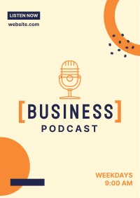 Business Podcast Flyer