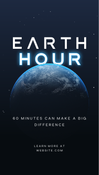 60 Minutes Earth Instagram Reel Image Preview