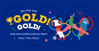 Olympics Watch Party Facebook Ad