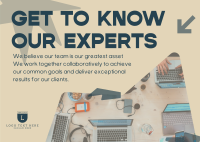 Group of Experts Postcard