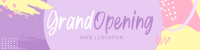 Pastel Memphis LinkedIn Banner