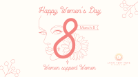 Women's Day Support Facebook Event Cover