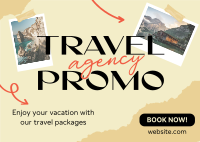 Travel Agency Sale Postcard