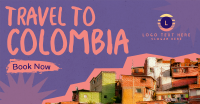 Travel to Colombia Paper Cutouts Facebook Ad Image Preview