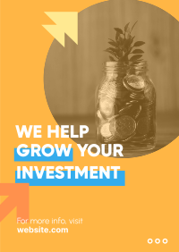 Grow your investment Poster