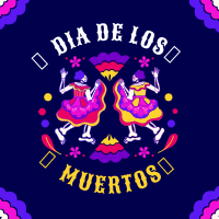 Lets Dance in Dia De Los Muertos Linkedin Post