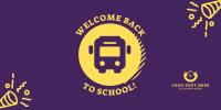 Welcome Back School Bus Twitter Post