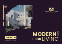 Contemporary Living Postcard