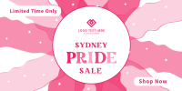 Vibrant Sydney Pride Sale Twitter Post