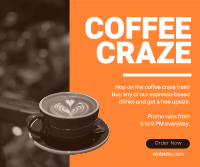 Coffee Craze Facebook Post