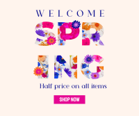 Modern Spring Sale Facebook Post