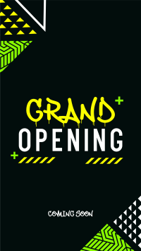 Street Grand Opening Instagram Story