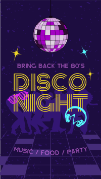 80s Disco Party TikTok Video