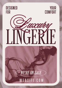 Classic Intimates Sale Poster