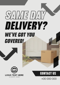 Courier Delivery Services Flyer Design