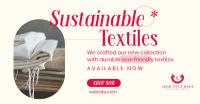 Sustainable Textiles Collection Facebook Ad