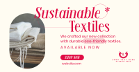 Sustainable Textiles Collection Facebook Ad