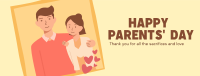 Parents Portrait Facebook Cover Image Preview