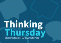 Minimalist Thinking Thursday Postcard