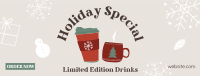 Holiday Special Drinks Facebook Cover