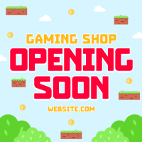 Game Shop Opening Instagram Post