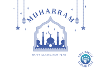 Islam New Year Postcard