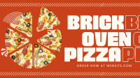 Simple Brick Oven Pizza Facebook Event Cover