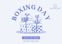 Boxing Day Limited Promo Postcard