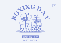 Boxing Day Limited Promo Postcard