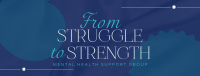 Strength Mental Health Facebook Cover Design