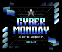 Futuristic Cyber Monday Facebook Post