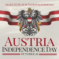 Austrian Independence Day Instagram Post Design