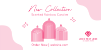 Rainbow Candle Collection Twitter Post