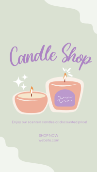 Candle Facebook Story example 1